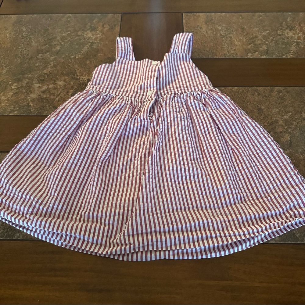 Cecil and Lou red, white & blue Summer Dress Size 18 Months. Fully lined. - Picture 2 of 6